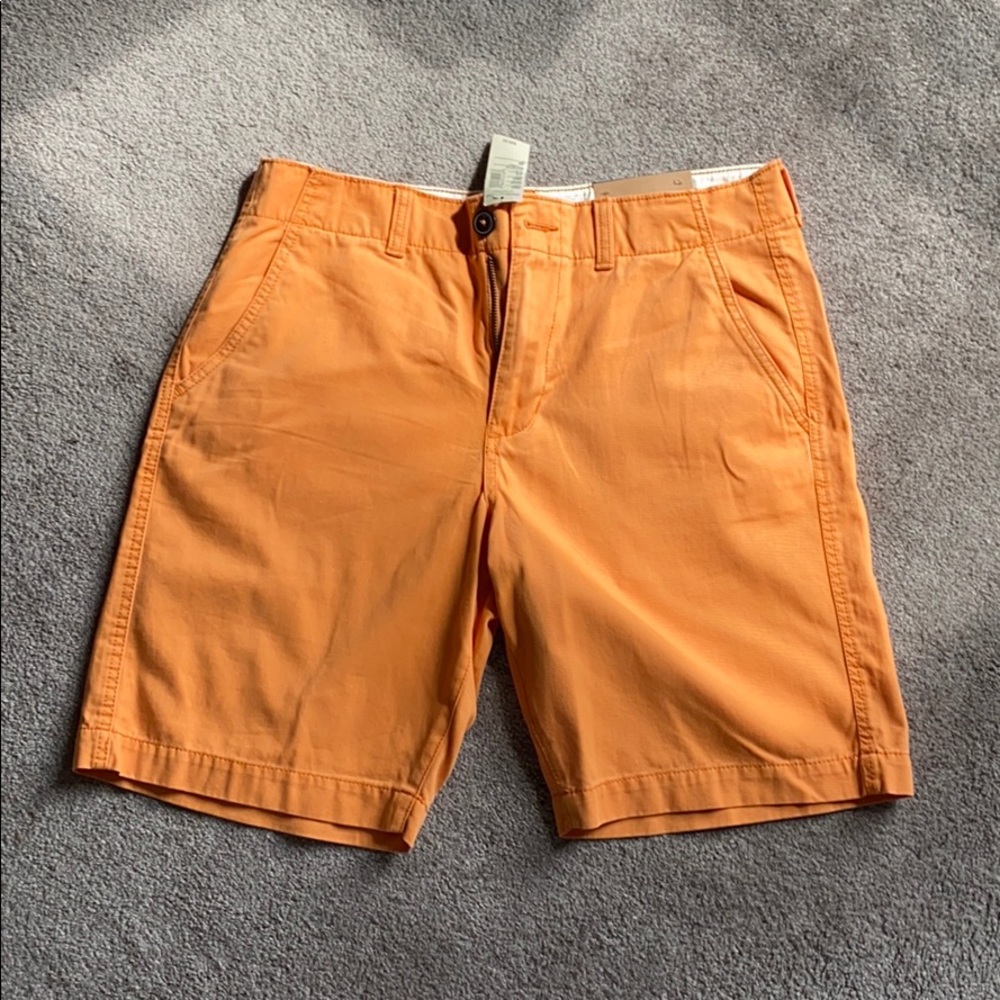 American Eagle Orange Classic Length Shorts